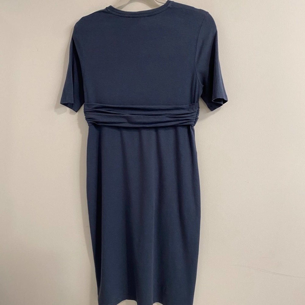 $489 Carven Dress Jersey Wrap Waist Size Large - Picture 13 of 15